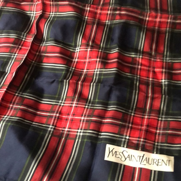 YSL Yves Saint Laurent silk scarves - Picture 3 of 4